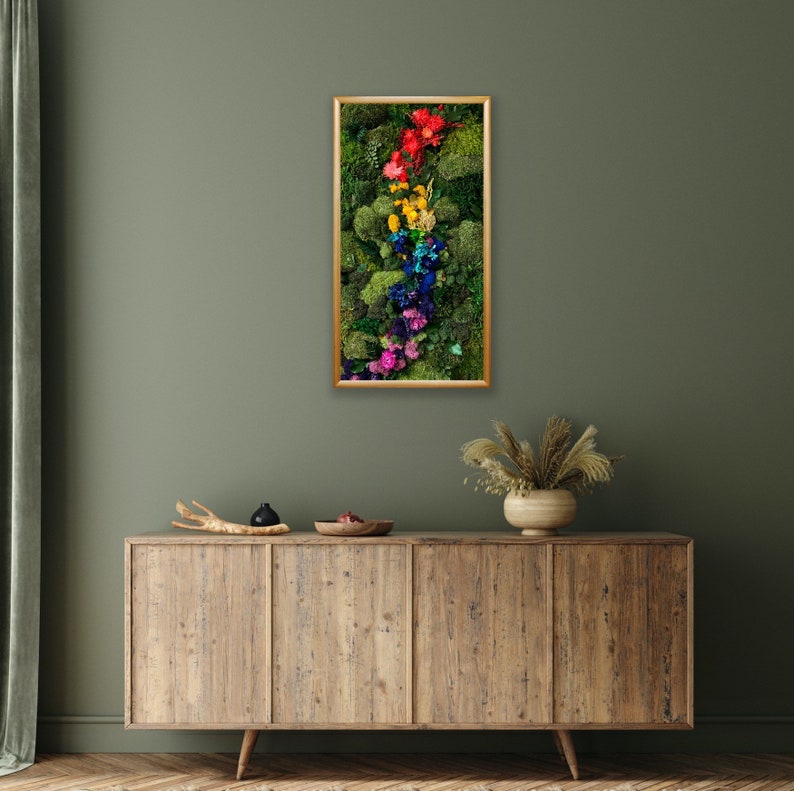 VERTICAL Moss Wall Art. Moss Wall. Preserved Moss. Vertical Etsy Canada