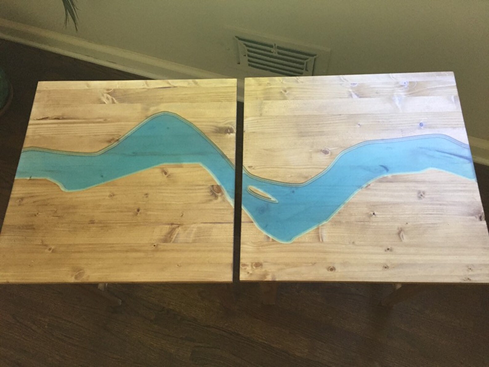 Modern Epoxy River Side Tables Etsy