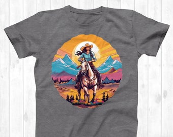 Cowgirl Png | Western Png | Retro Western Cowgirl Png | Shirt Design | Country Girl | Png Clipart | Png for Sublimation