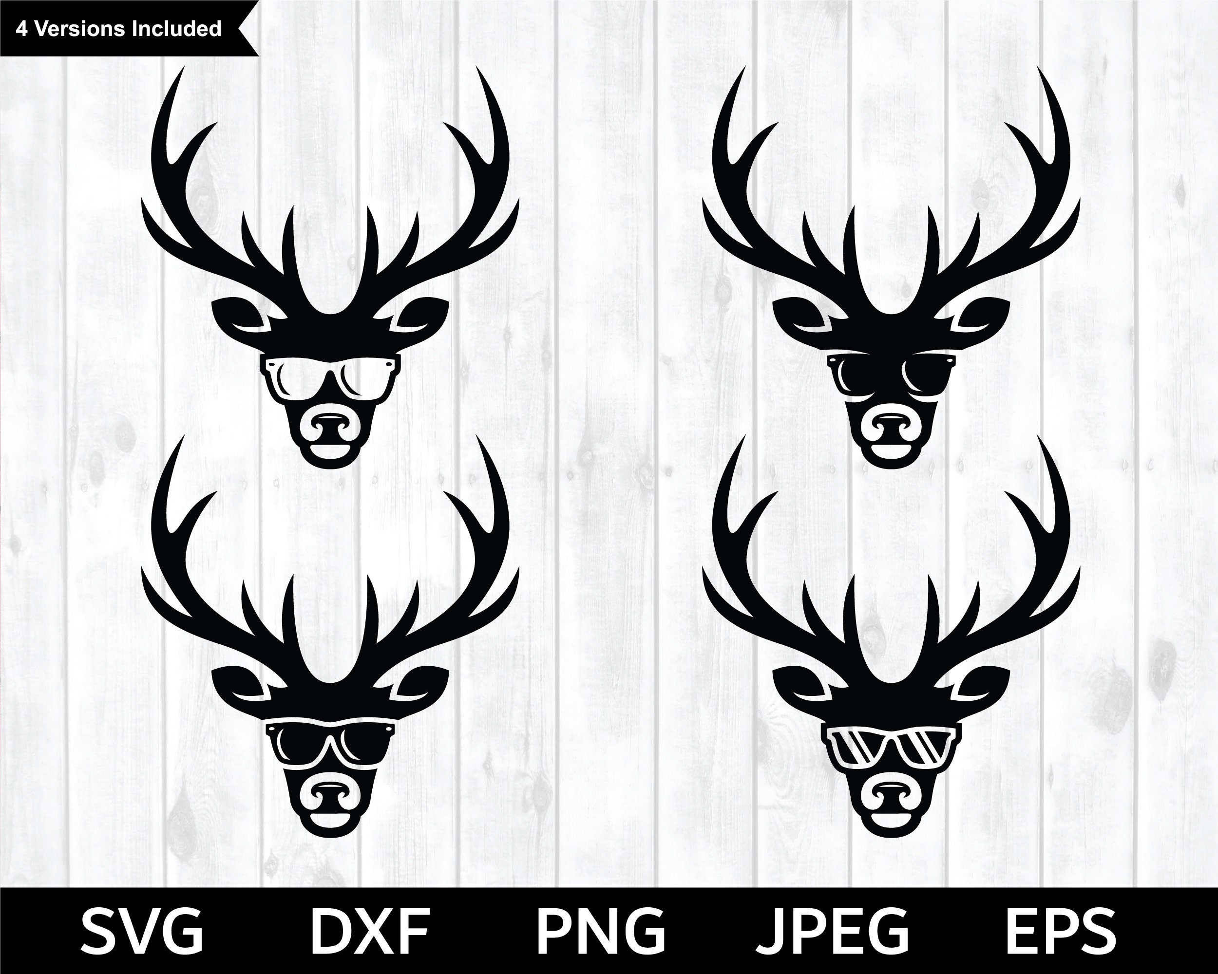 Deer Sunglasses SVG Deer SVG Deer Hunting SVG Deer Cut File Etsy