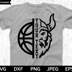 Baloncesto SVG, Vikings SVG, Baloncesto archivo cortado, Baloncesto Silhouette & Cricut Cut File, Vikings Basketball,