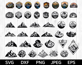Mountain SVG Bundle, Outdoors SVG Bundle, Nature svg, Outdoors svg, Mountains svg, Svg Files for Cricut