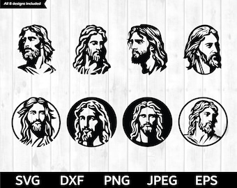Jesús Svg Bundle, Jesus face Svg, Faith Svg, Easter Svg, Christian Bundle Svg,