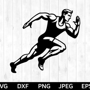 Boy&#39;s Track and Field SVG, Track SVG, Boy&#39;s Track svg, Track cut file, Track Silhouette & Cricut Cut File
