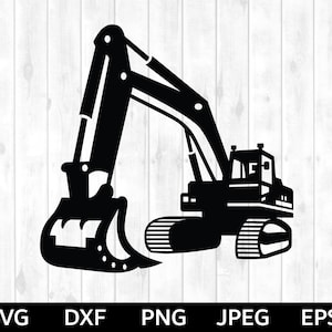 Graafmachine SVG, Bouw SVG, Graafmachine gesneden bestand