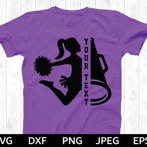 Cheer SVG, Cheer Megaphone SVG, Cheerleading Silhouette & Cricut Cut File