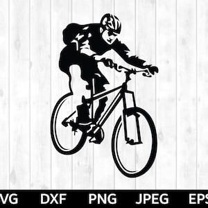 Mountainbike SVG, Fiets SVG, Fiets SVG, Mountainbike Cut File