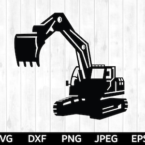 Graafmachine SVG, Bouw SVG, Graafmachine gesneden bestand