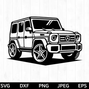 G-Wagon svg, G-Wagon LKW png, G-Wagon cut-Datei, G-Wagon Clip Art, G-Wagon Aufkleber,