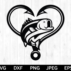 Jerkbait Lure Fishing SVG PNG DXF Vector Transparent Cameo Silhouette Cut  File Vinyl Decal Fishing Hunting Outdoors Animal -  Canada