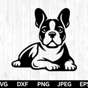 フレンチブルドッグ SVG、フレンチブルドッグ カット ファイル