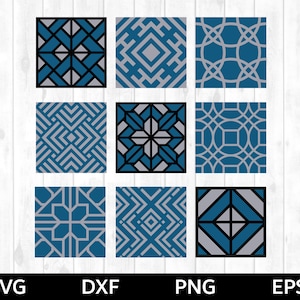 Wzór kafelkowy SVG, szablon kafelkowy geometryczny, wzór kafelkowy winylowy,