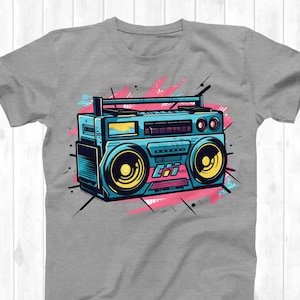 Boom Box png / Boombox Radio png Archivo / Radio Png / Vinilo de transferencia de calor / Goteando Boombox png / Fm png / Old School png