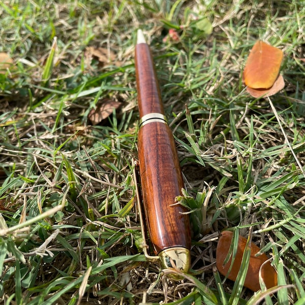 Hawaiian Koa Executive Pen with Name Engraving