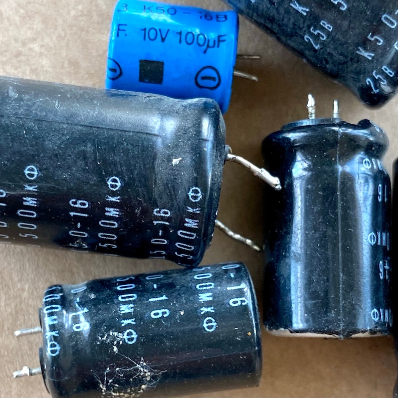 Old Radio Parts. Radio Capacitor Set Capacitor Kit for Tube Etsy UK