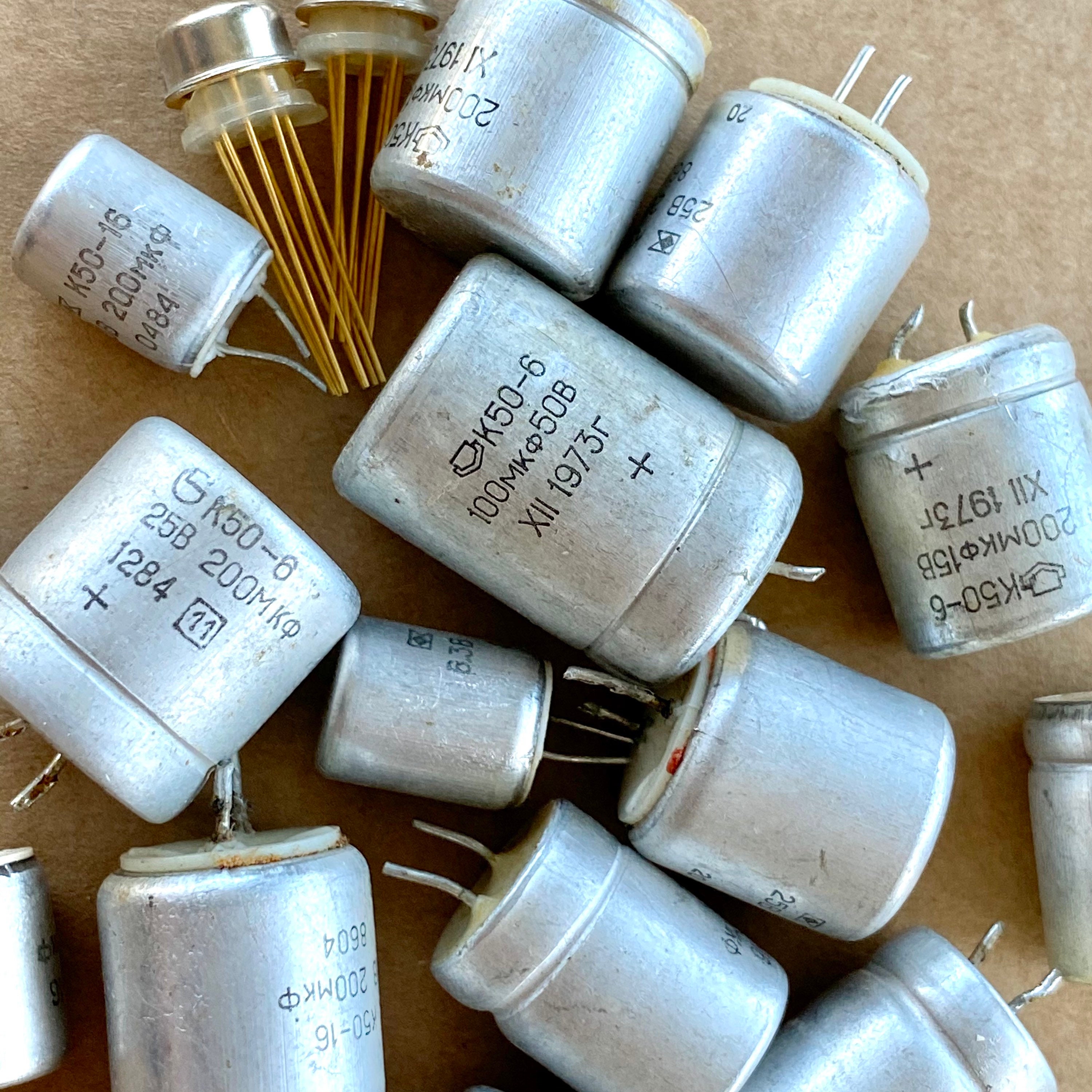 Radio Components Antique Radio Capacitor Set Tube Radio Etsy