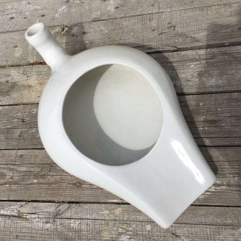 Hospital bedpan ceramic bed pan urinal toilet chamber pot Etsy