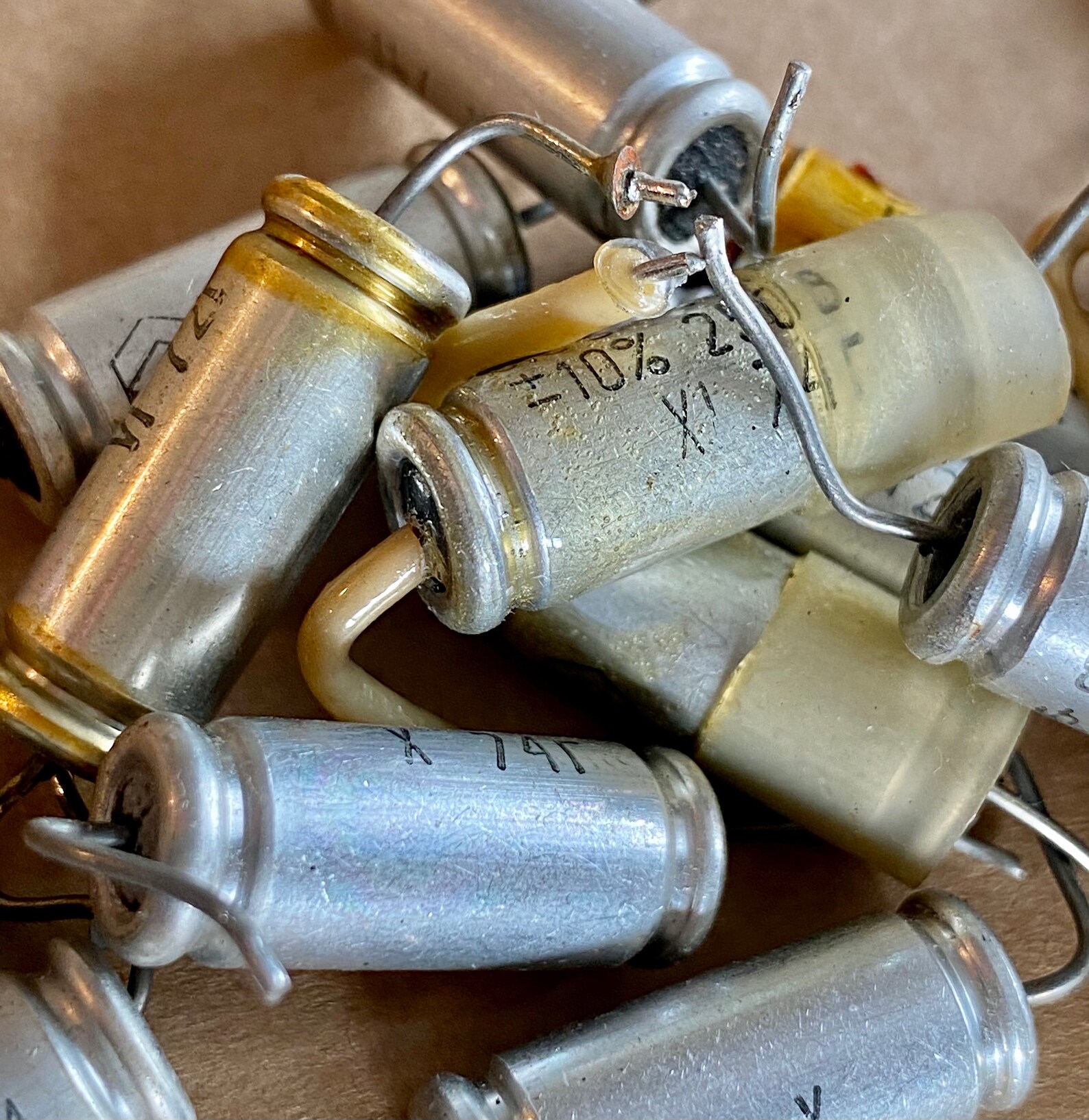 Radio components Antique radio capacitor set tube radio Etsy