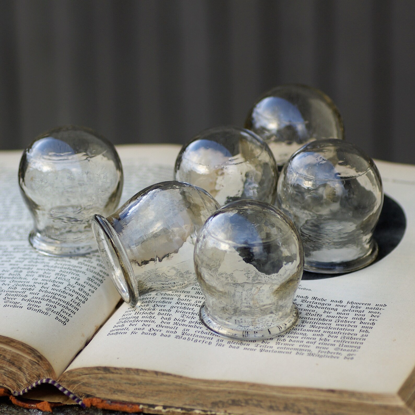 Medicine glass cups set 6 suction cups for alternative Etsy