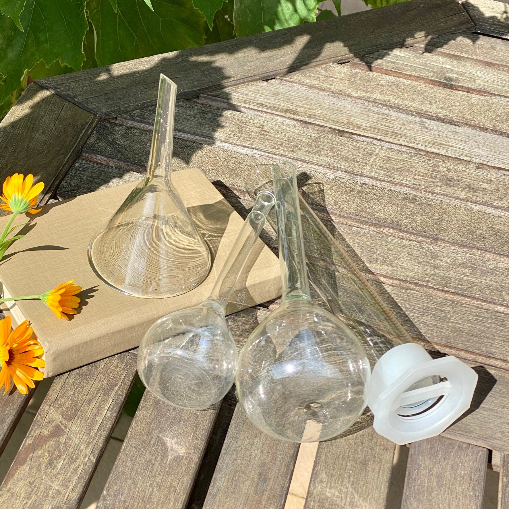 Vintage laboratory equipment glass vial set glass test Etsy