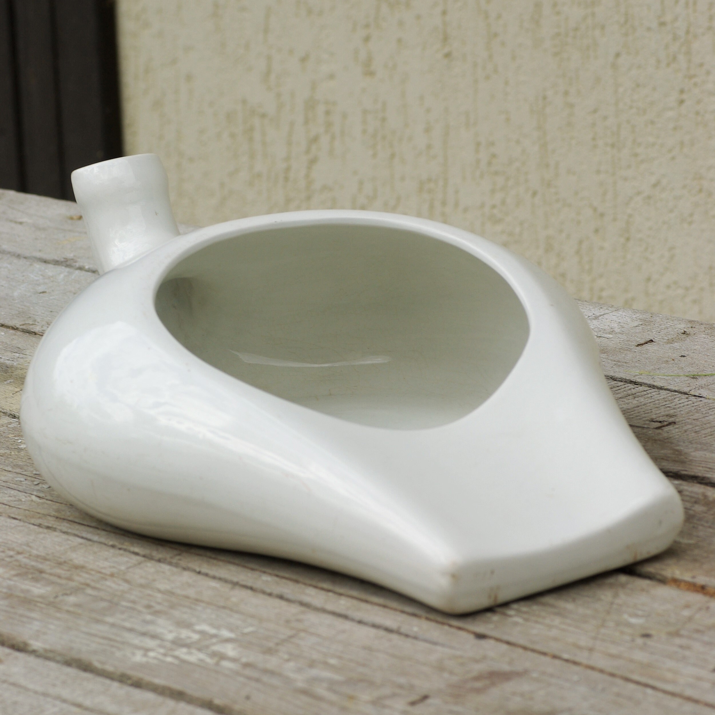 Hospital Bedpan Ceramic Bed Pan Urinal Toilet Chamber Pot Etsy