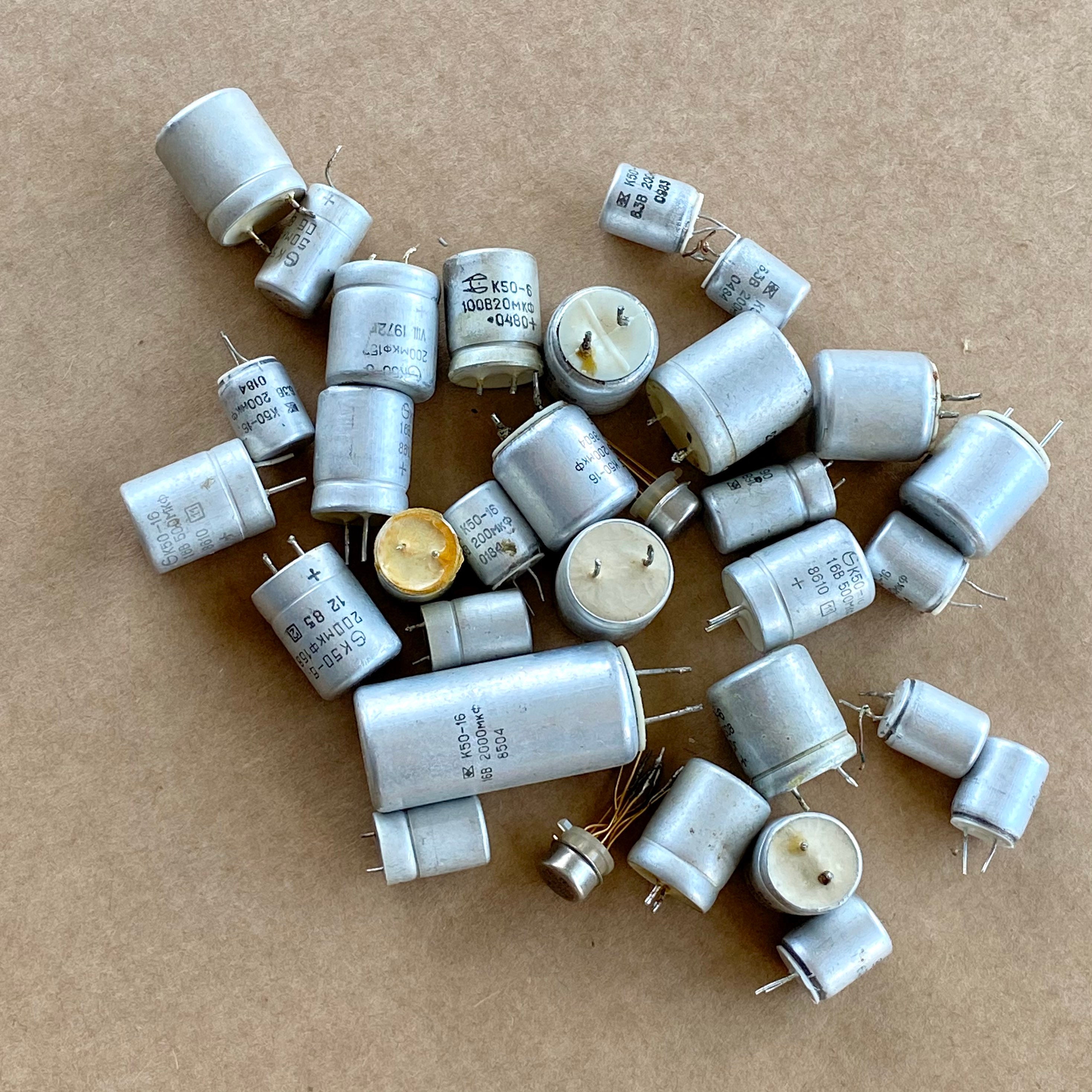 Antique radio capacitor set tube radio restoration old radio Etsy