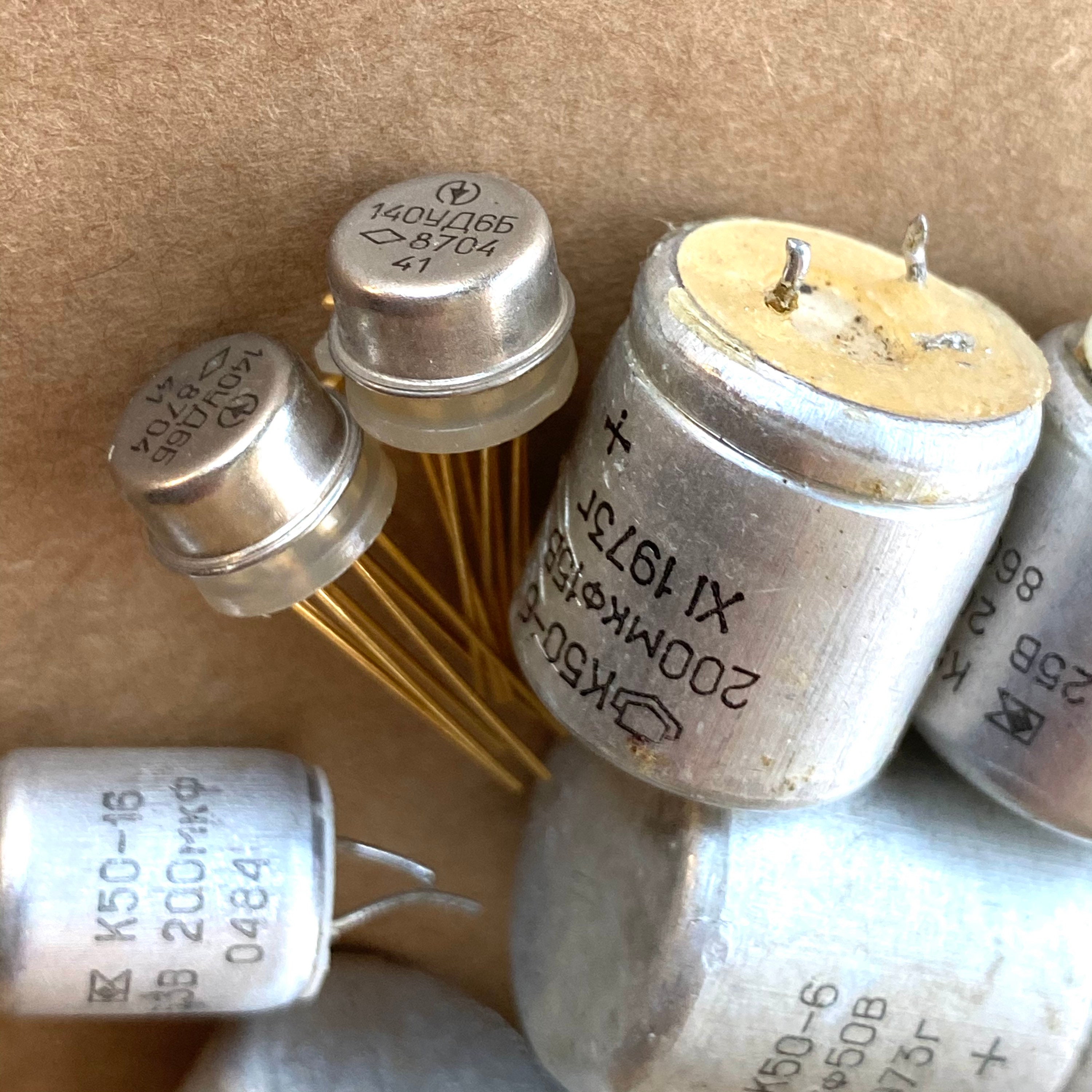 Radio Components Antique Radio Capacitor Set Tube Radio Etsy