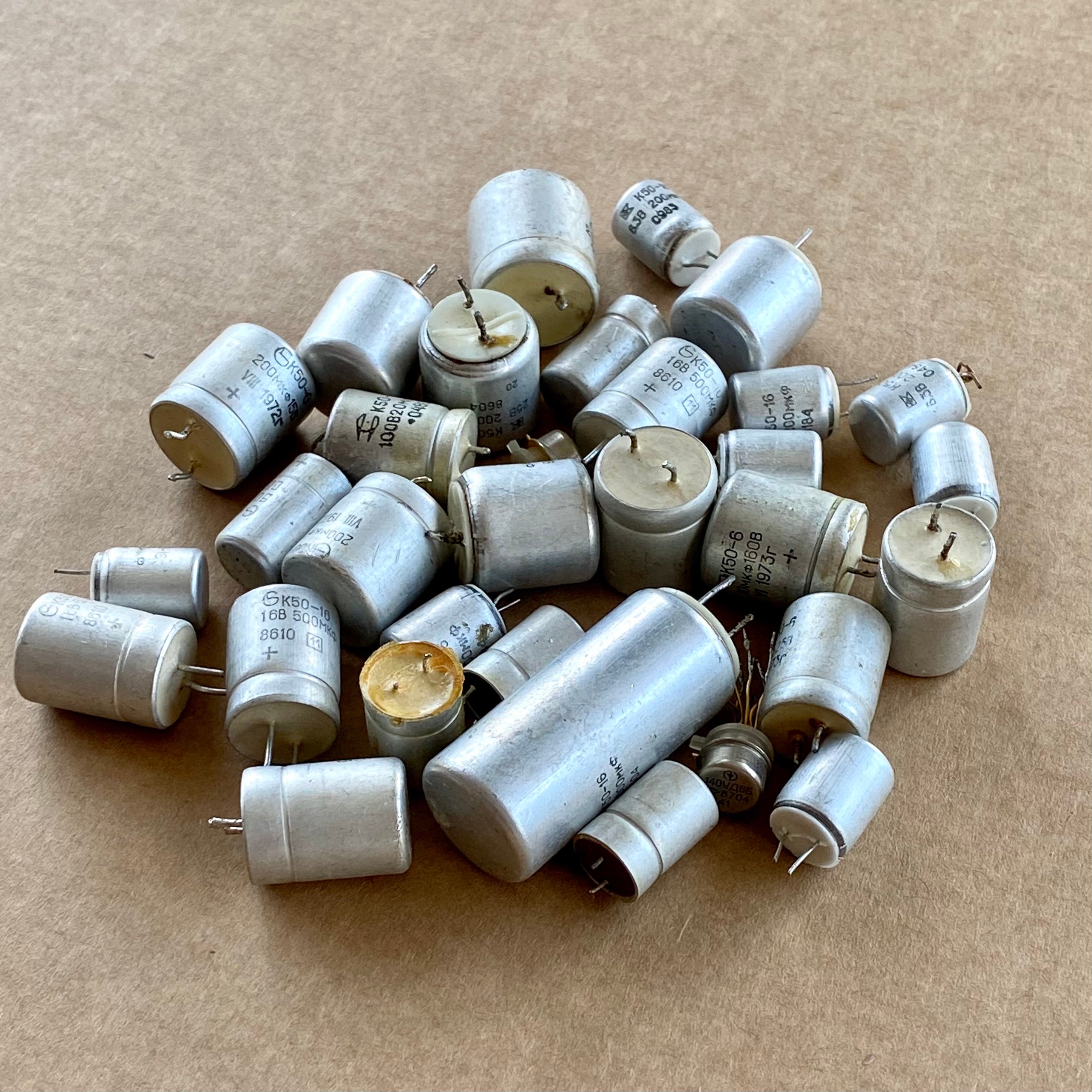 Antique radio capacitor set tube radio restoration old radio Etsy