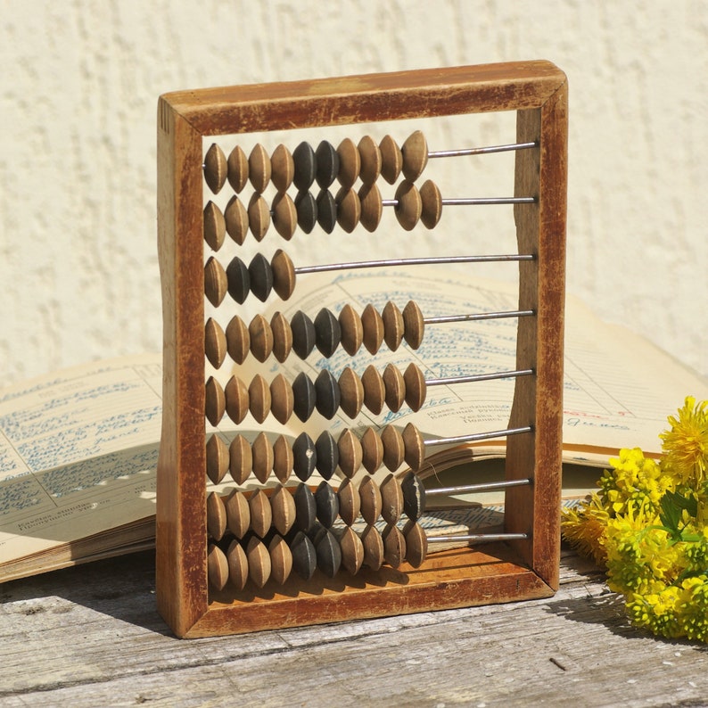 20 x 25 x 5 cm wooden abacus 20 x 25 x 5 cm wooden abacus