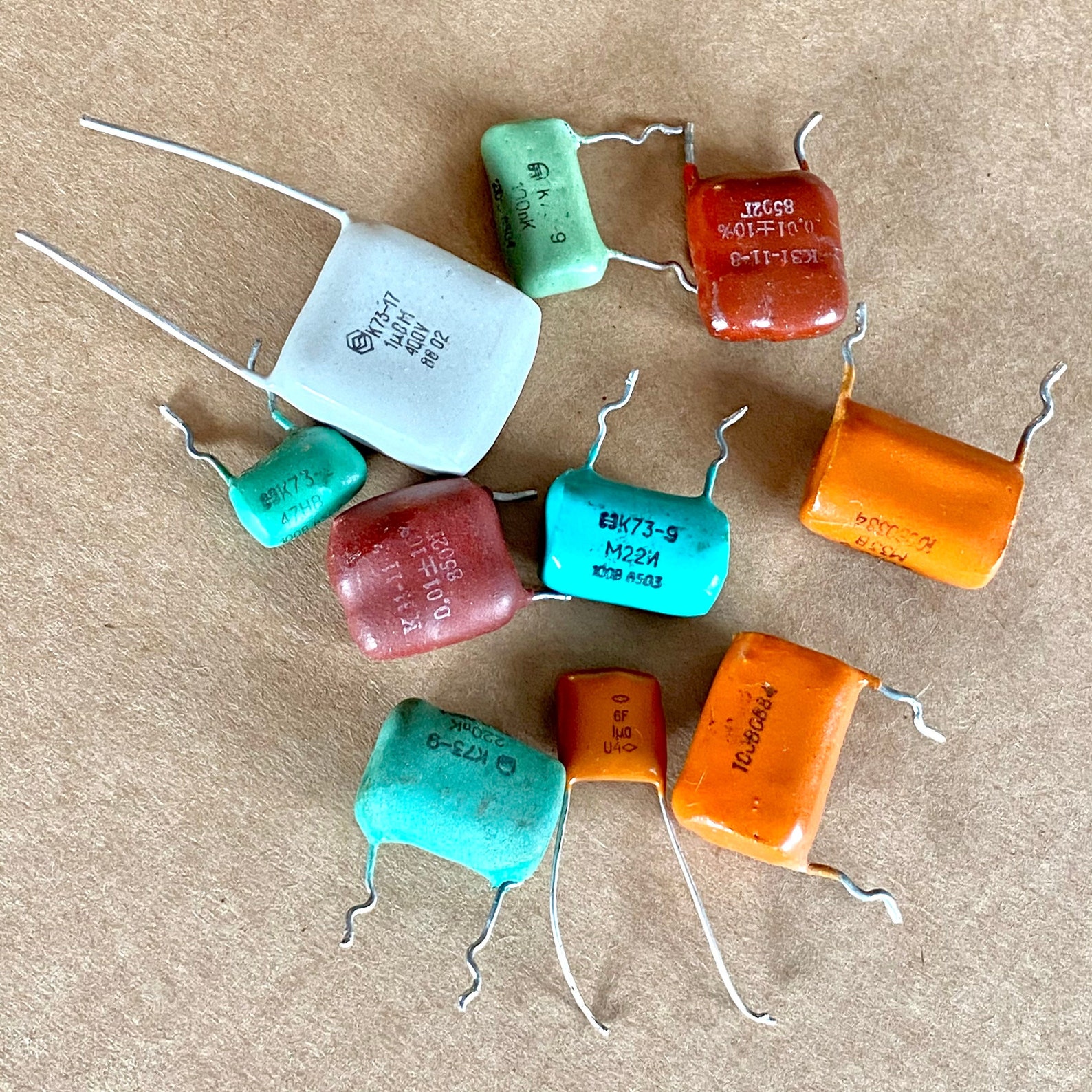 Old radio capacitor set tube radio restoration old radio Etsy