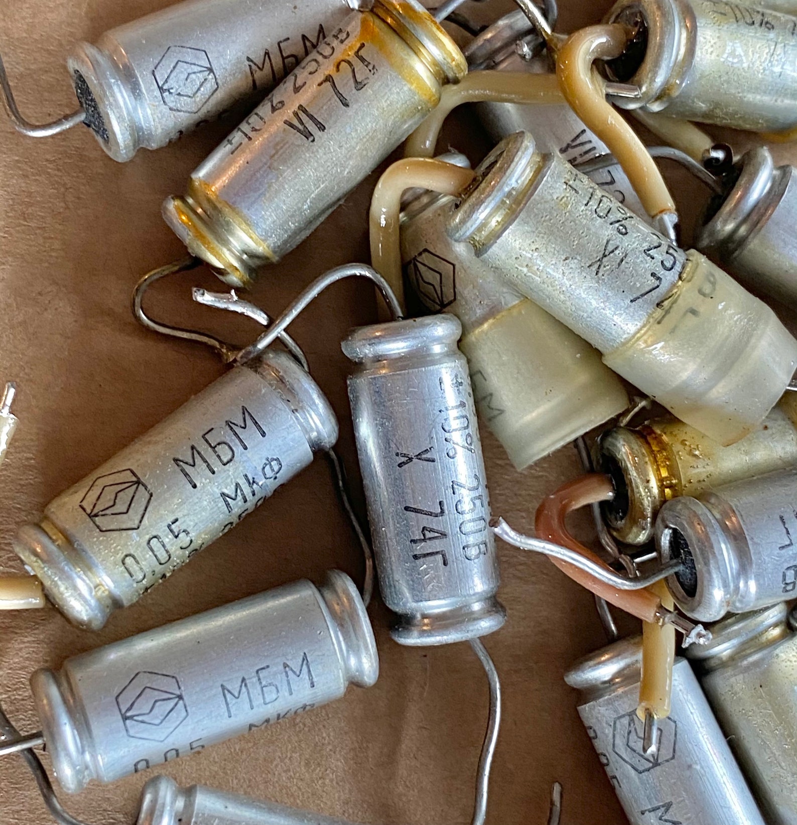 Radio components Antique radio capacitor set tube radio Etsy