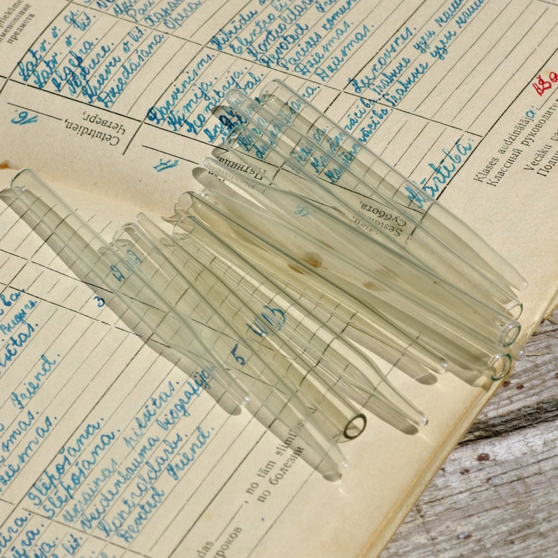 Laboratory glass tubes 10pcs chemistry pipettes rods tubing Etsy