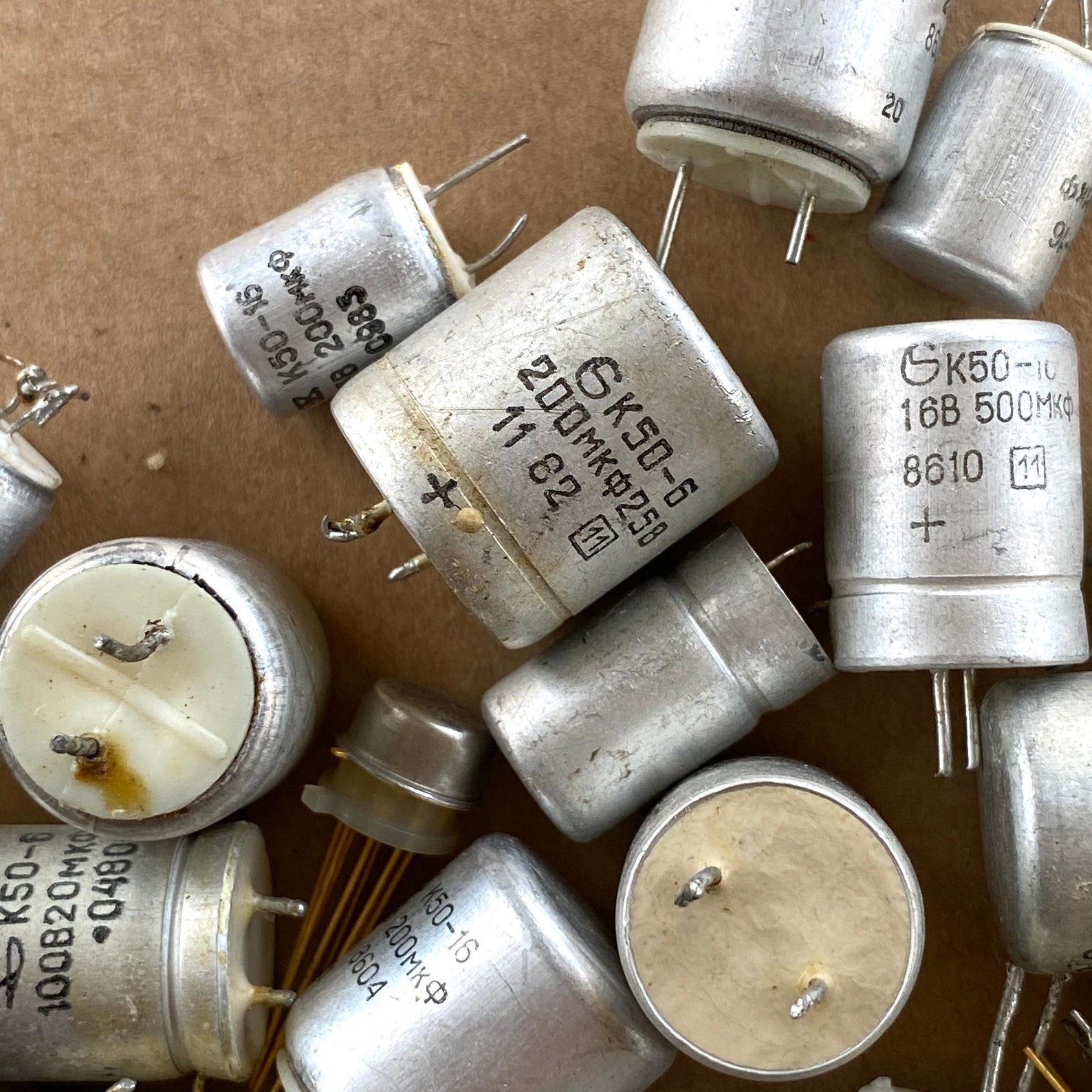 Antique radio capacitor set tube radio restoration old radio Etsy