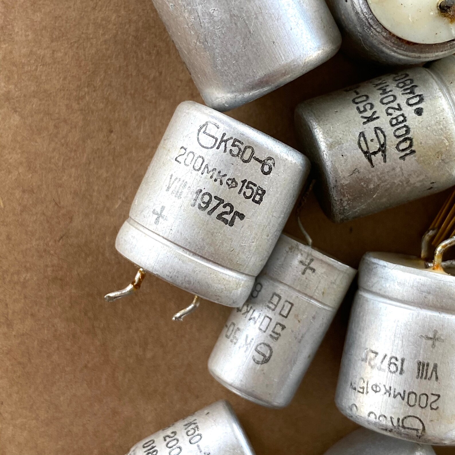 Antique radio capacitor set tube radio restoration old radio Etsy