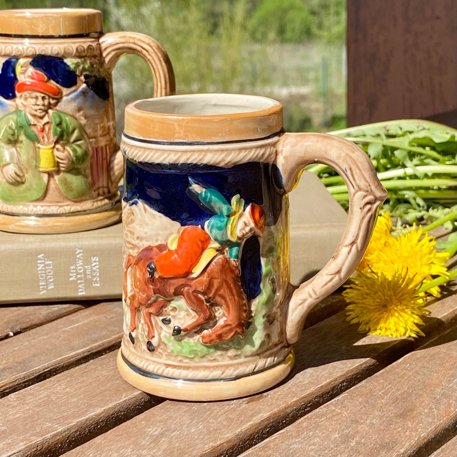 Beer steins with lid Original King Austria pint pitchers set Etsy