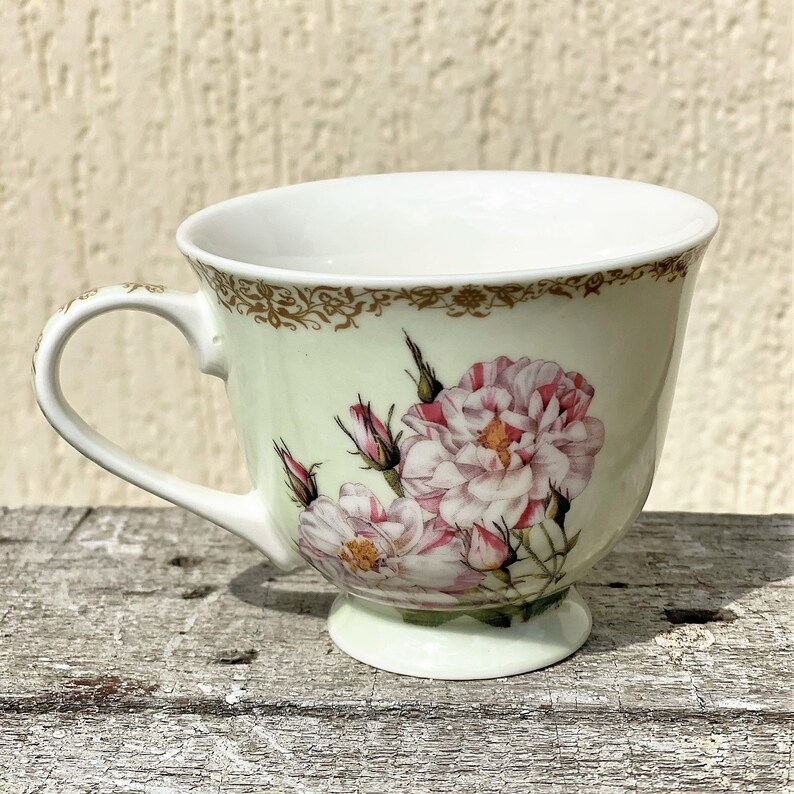 Tea Cup and Saucer the Leonardo Collection. Roses Flowers Etsy