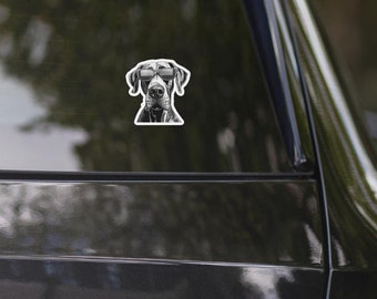 Great Dane in shades stickers