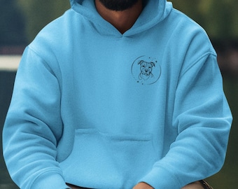 Pit Bull Mom Hoodie Hundemutter Geschenk Minimalistischer Hund Hoodie Hund Gassi Outfit Haustier Eltern Geschenk Hundeliebhaber Kleidung Komfortable Hundebesitzer Geschenkidee