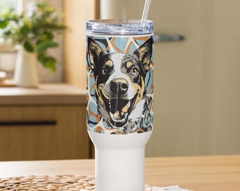 Australian cattle heeler Travel tumbler hot/cold