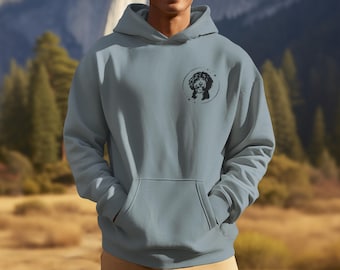 Bestickter Sheepadoodle Hoodie für Hundeliebhaber, gemütliche Alltagskleidung, Outdoor-Aktivitäten, lässige Ausflüge, Unisex-Geschenkidee