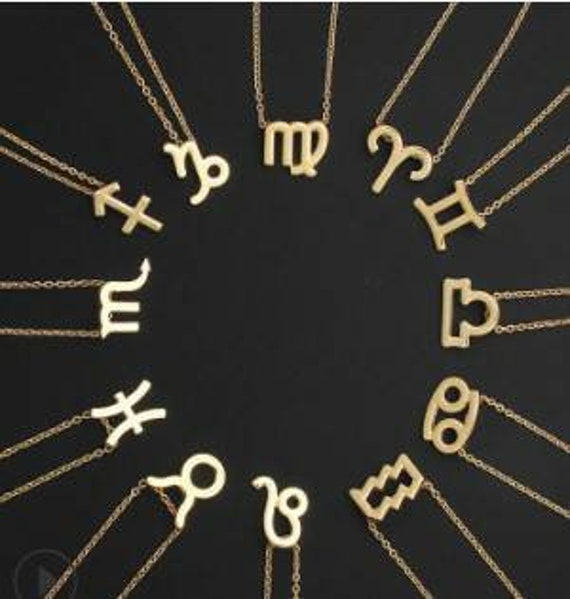 Versitile Zodiac Sign Sagittarius Gold Necklace/A… - image 1