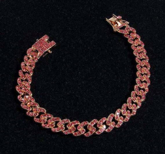 Ice Me Out Anklet- Pretty in Pink - image 1