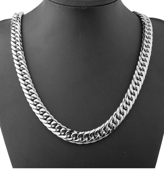 Cuban Link Necklace- Silver - image 1