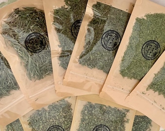 Organically grown dried herbs