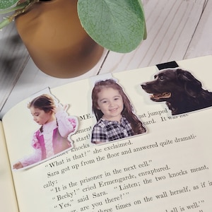 Personalized Photo Bookmark, Custom Bookmark Photo, Magnetic Bookmark, Custom Bookmark, Photo Bookmark, Pet Accessories, Valentines Bookmark