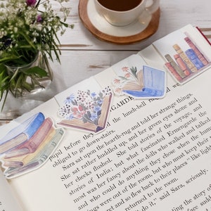 Magnetic Bookmark Sets, Book Club Bookmark, Books Bookmark, Reading Bookmark, Page Marker, Journal Bookmark, Book Gift, Bookish gifts