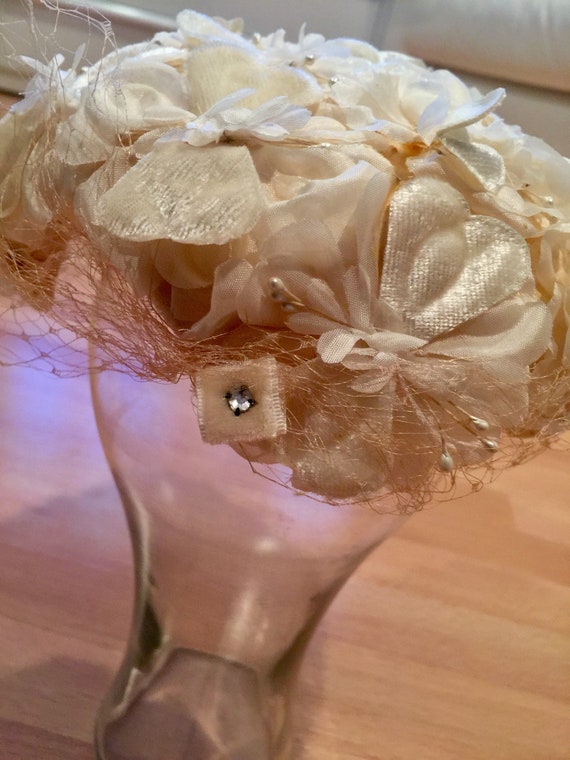 1950's Bridal Fascinator hat for your wedding