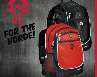 Horde Icon Ogio Backpack World of Warcraft For the Horde Zug Zug