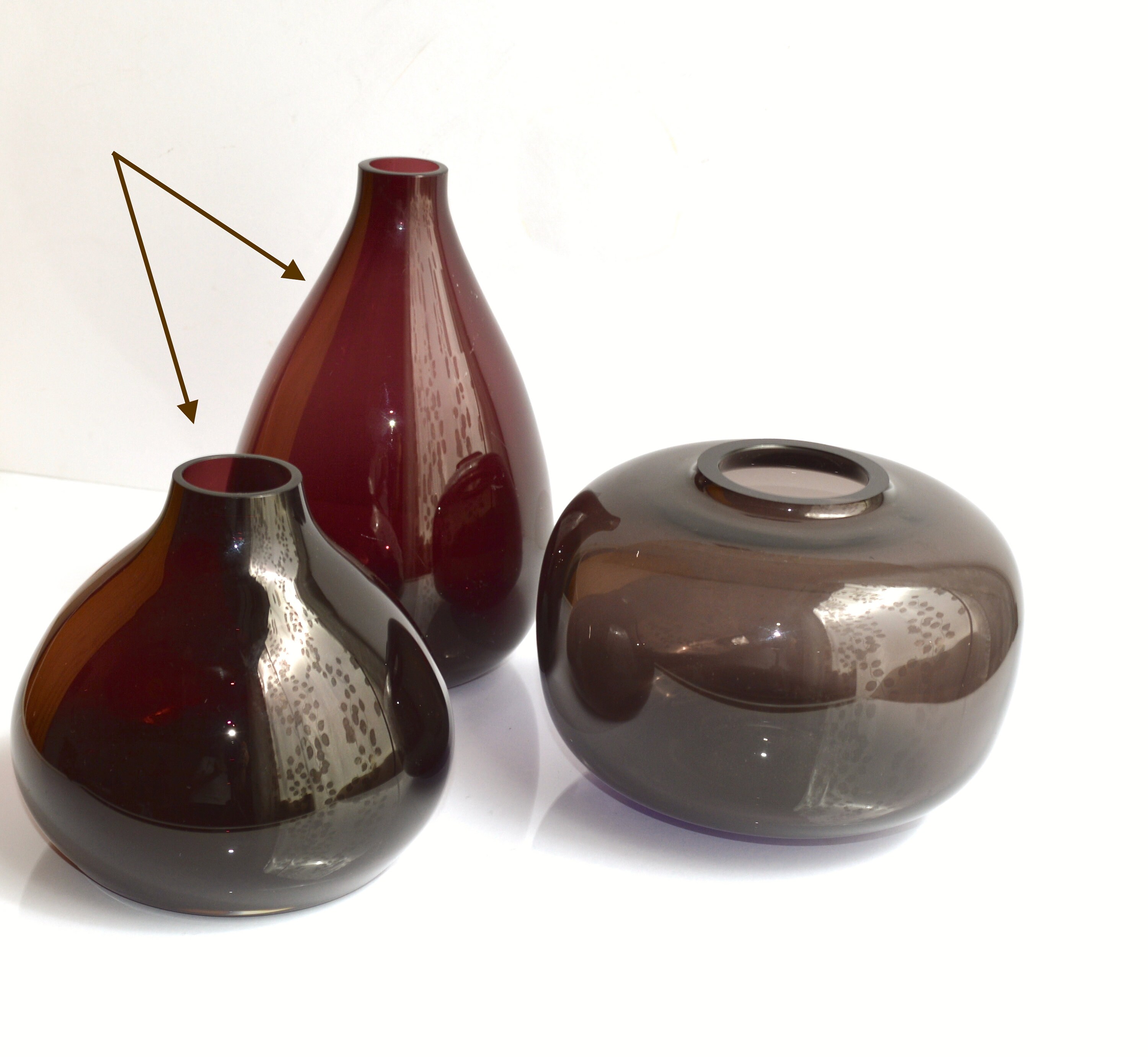 2 Signed Purple Modernist Vases by Villeroy and Boch Etsy