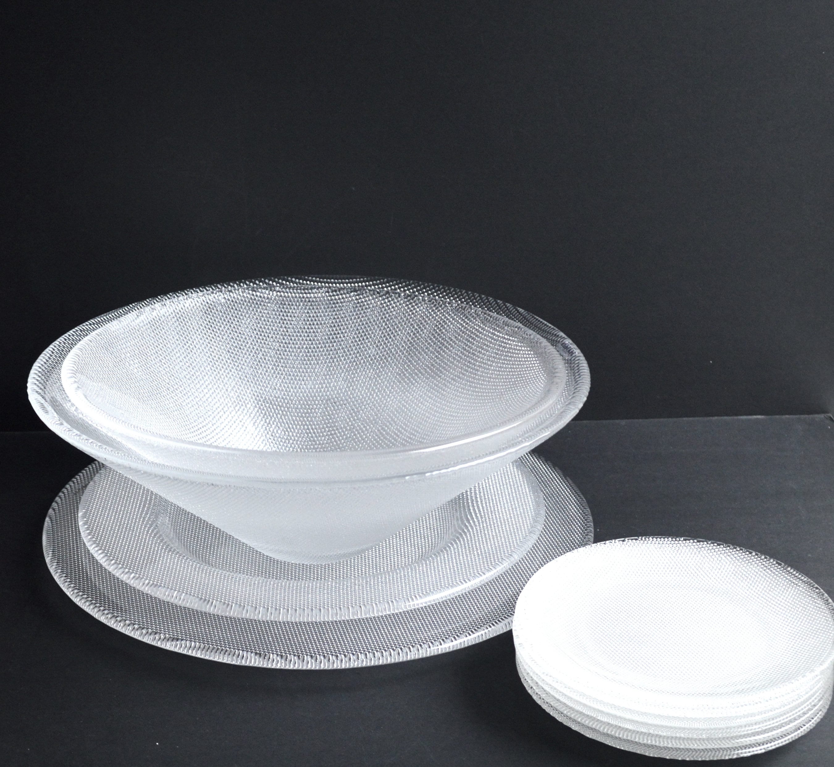 kosta bodasweden希少ヴィンテージリーブ大ボウル Boda｜葉模様が美しい北欧ヴィンテージボウル Kosta 食器